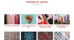 Desktop Screenshot of blog.patchwork-life.de